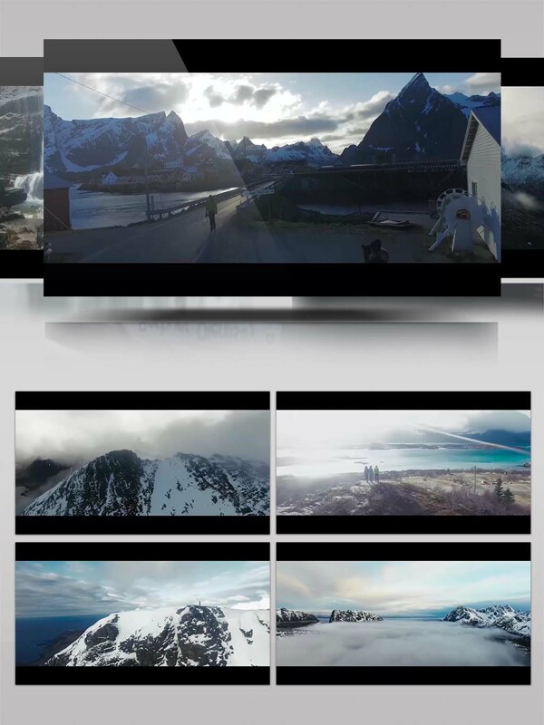 4K超清实拍挪威的冬天唯美视频素材