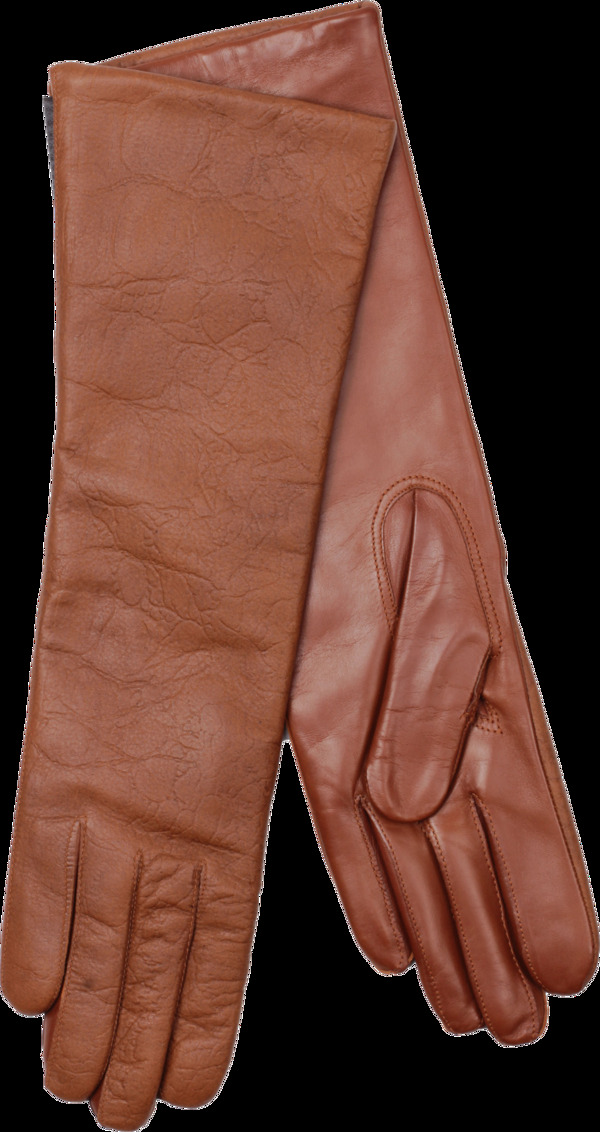 棕色真皮手套免抠png透明图层素材