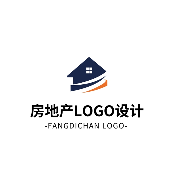 简约大气创意房地产logo标志设计