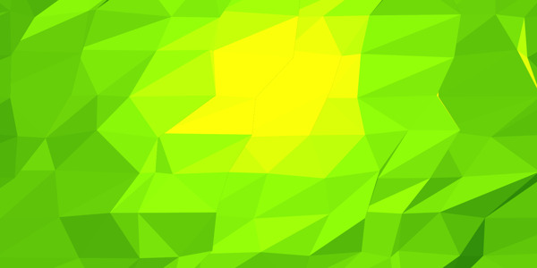 黄绿三角晶状体背景