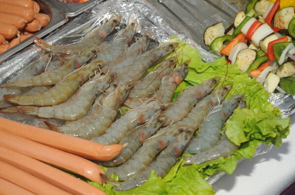 海白虾图片