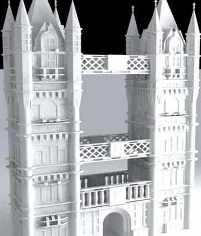 英国的建筑模型