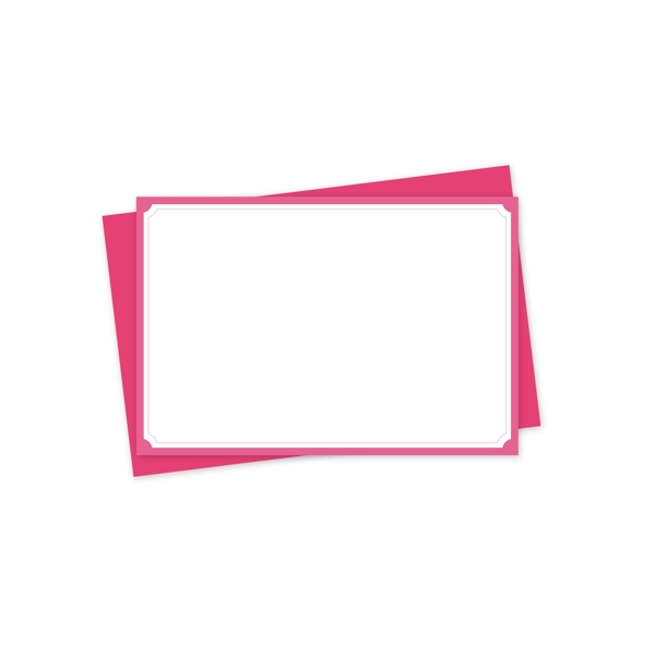 粉红色的画框素材可商用