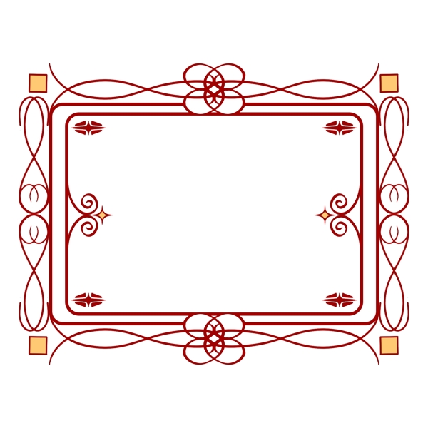 古典欧式花纹边框