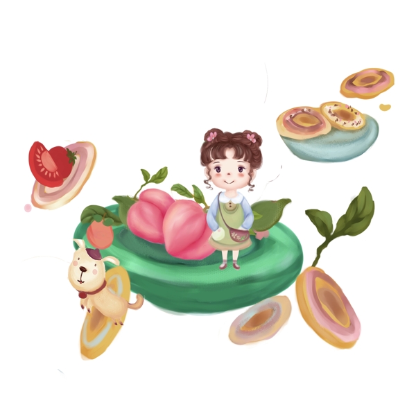 水果甜甜圈