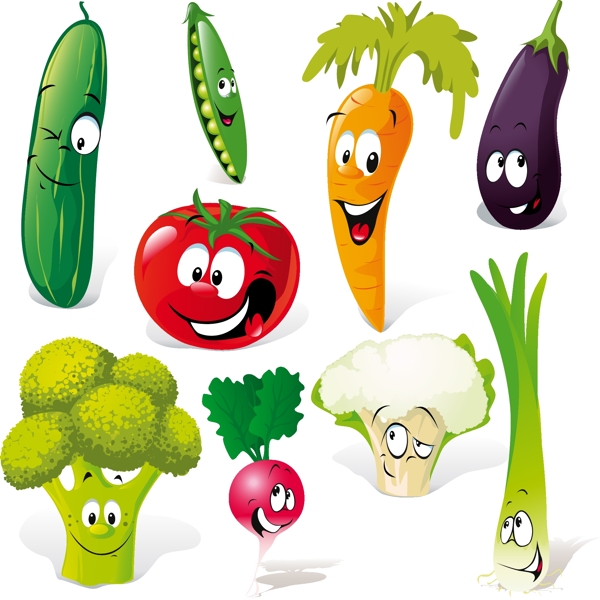 卡通蔬菜01表达载体