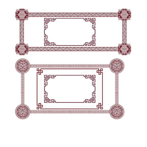 中国风边框复古装饰边框素材
