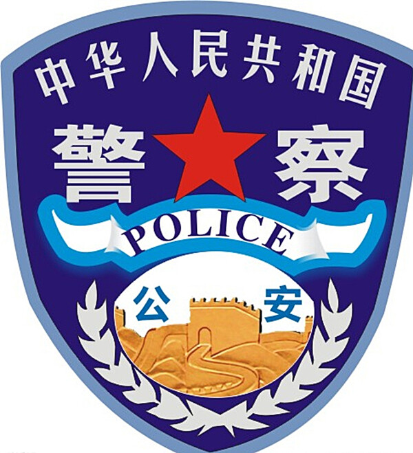 公安系统警察臂章图片