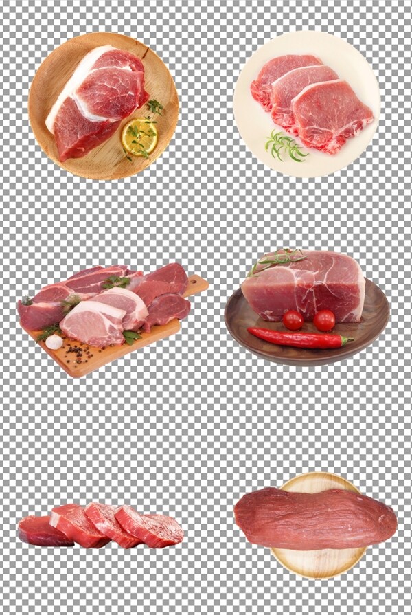 新鲜猪肉图片