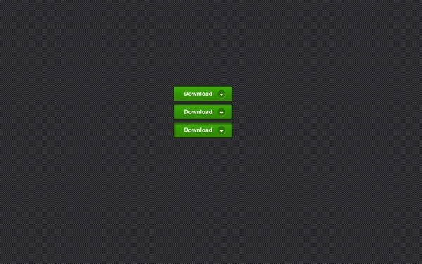 绿色网页下载按钮图标设计