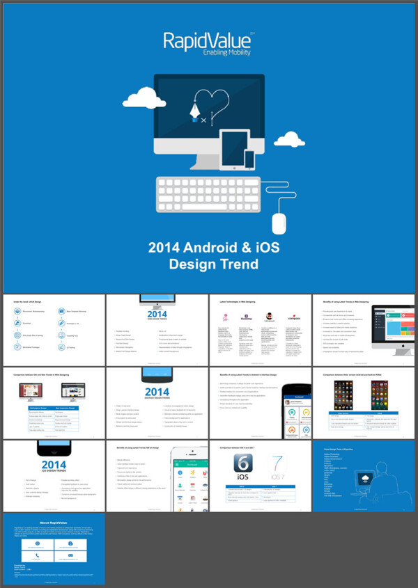 Android和Ios界面设计趋势分析欧美风