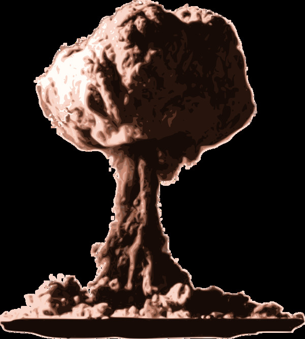 原子弹爆炸图免抠png透明素材
