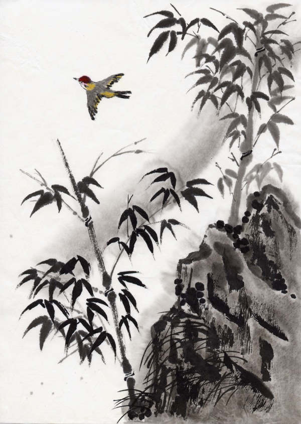 全球首席大百科古色古香水墨丹青国画山水画