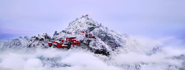武当雪景图片