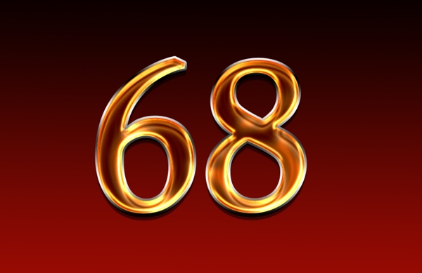 68字体