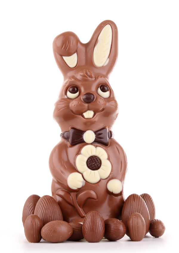 复活节巧克力兔子图片