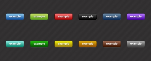 多彩质感UI按键设计