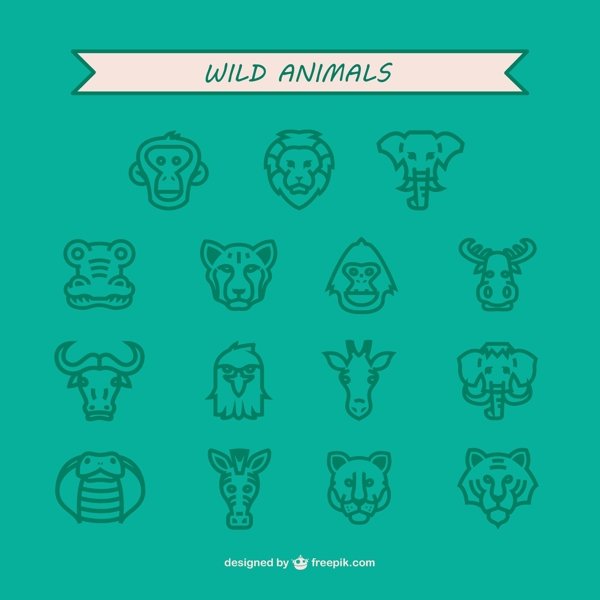 野生动物图标包