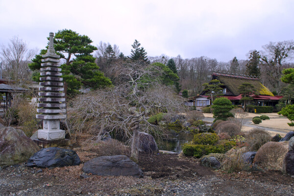 日本忍野八海风景