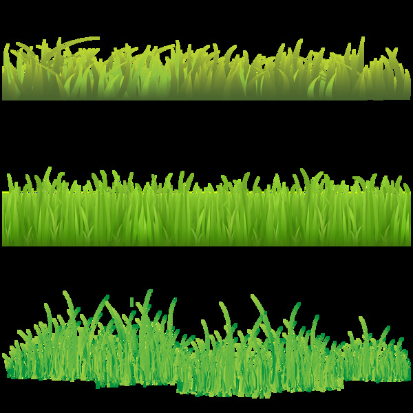 草地绿草免抠png透明图层素材