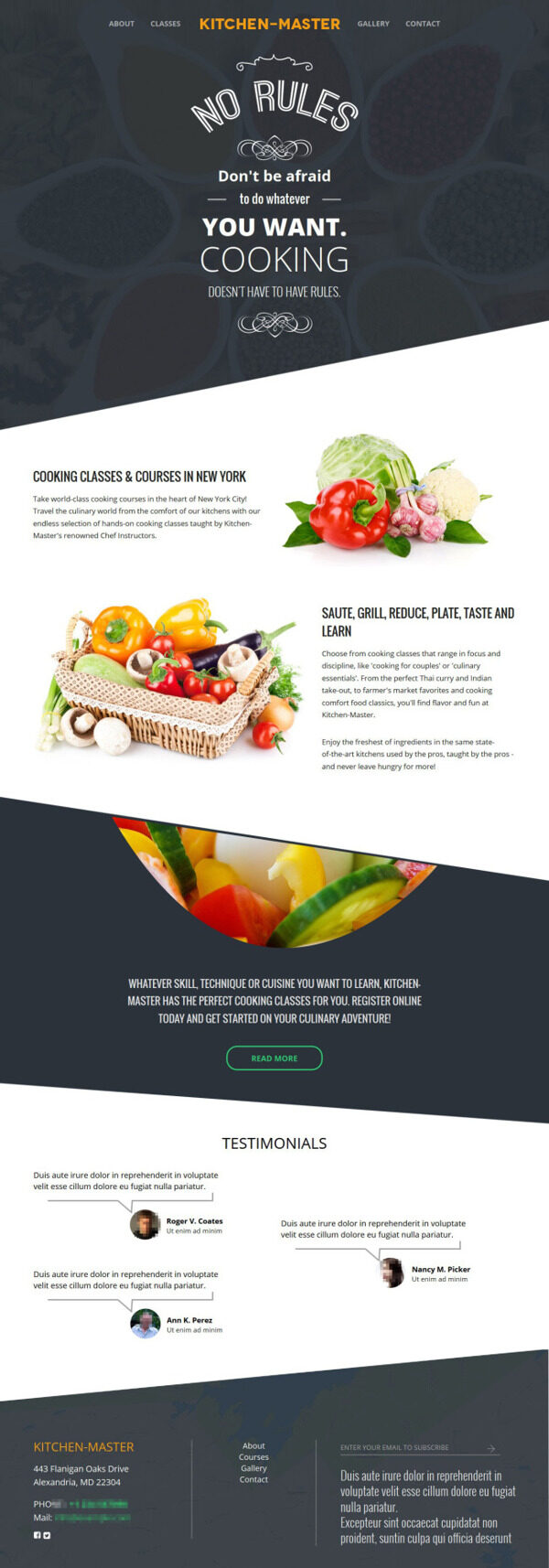 果蔬营养介绍响应式网页模板