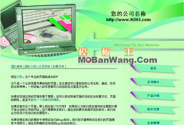 中国风格网页设计公司模板