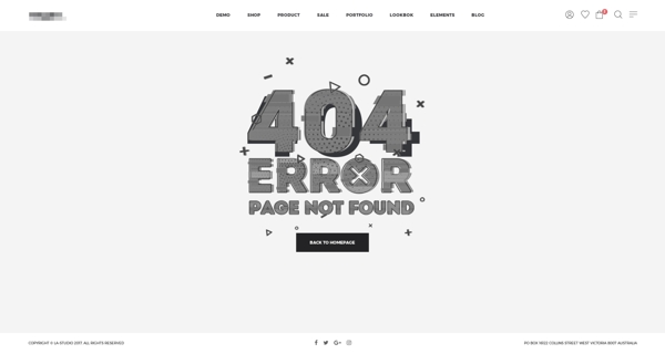 购物电商商城网站界面404错误提示界面