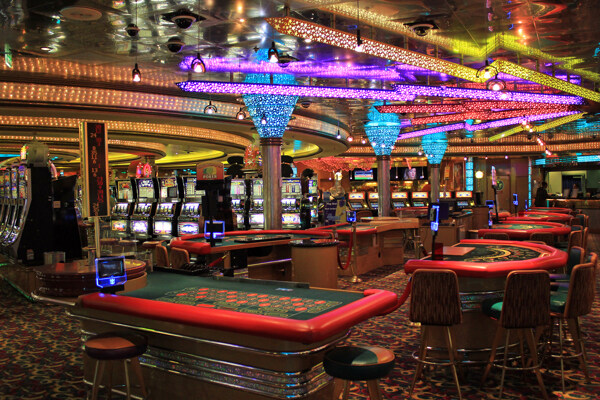 赌场里的场景图片