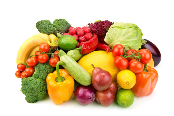 新鲜的蔬菜和水果图片