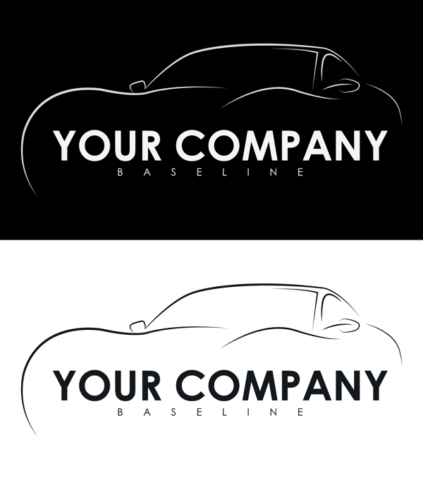 汽车光影logo图片