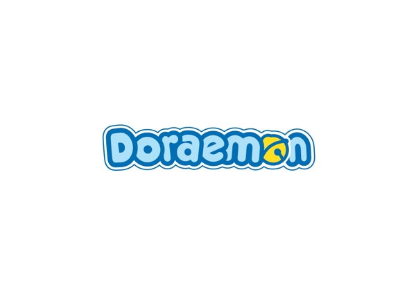 哆啦A梦英文logo图片