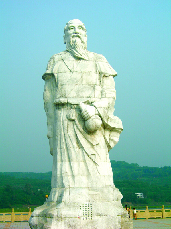 彭祖雕像图片