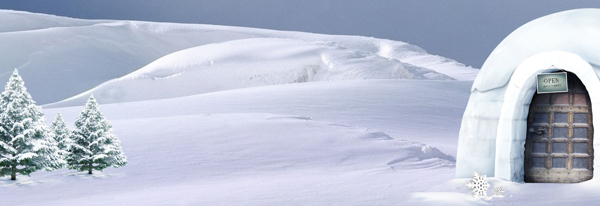 雪地海报背景图片105