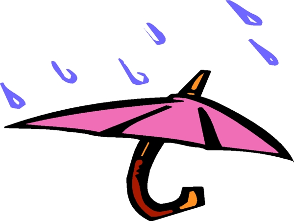 亮丽雨伞