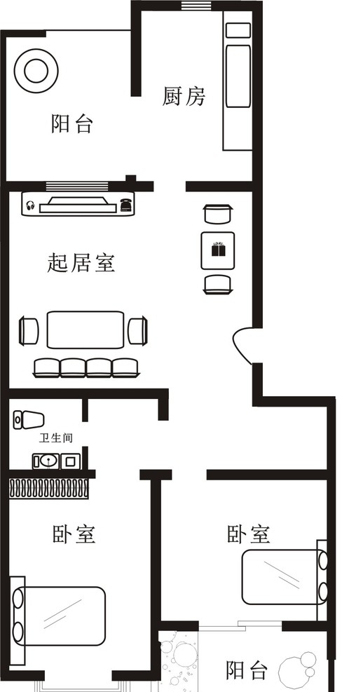 室内平面图图片