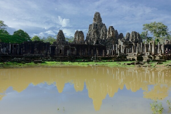 柬埔寨巴戎寺风景