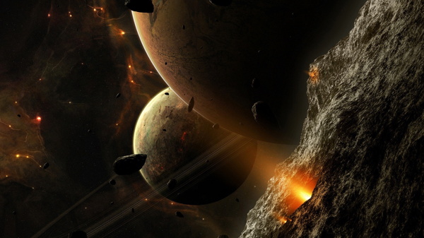 太阳系大爆炸图片