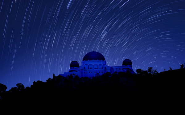 浪漫太空流星唯美星空背景