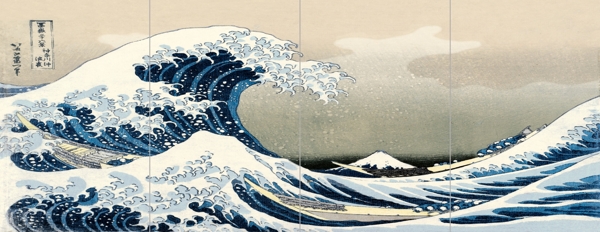 日式海浪