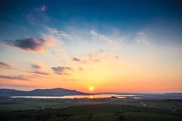 唯美夕阳风景图片