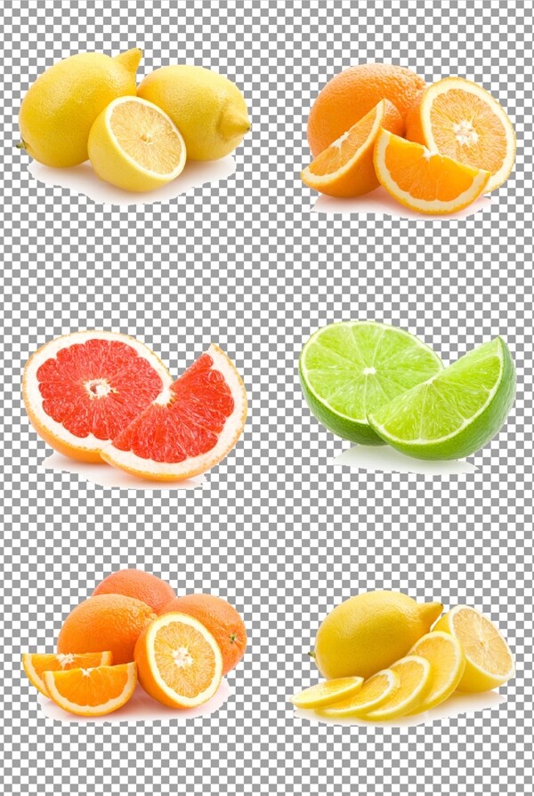 柠檬橙子水果