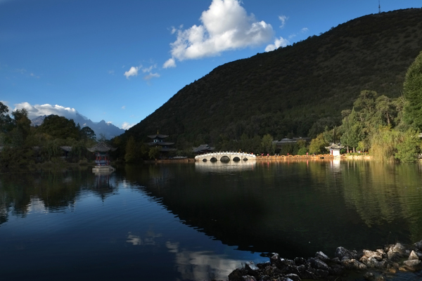 丽江黑龙潭公园风景