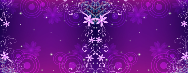 紫色梦幻背景图片
