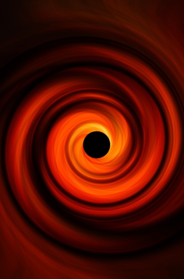 黑洞星空旋涡流动天空夜空背景