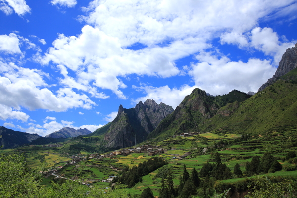 甘肃扎尕那风景