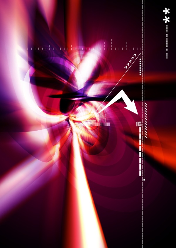 动感紫色商务科技背景光线箭头图片