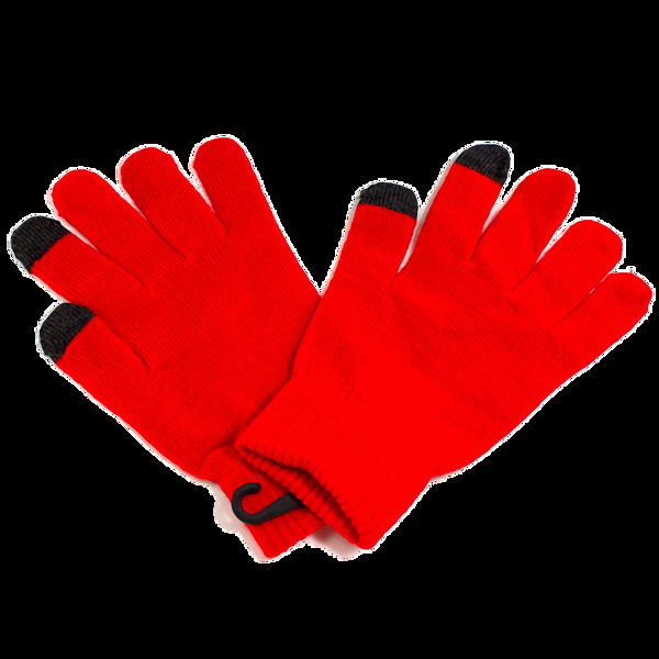 红色纯棉手套免抠png透明素材