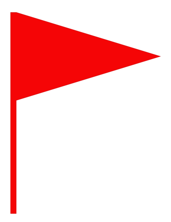 红旗图标指示标志图片