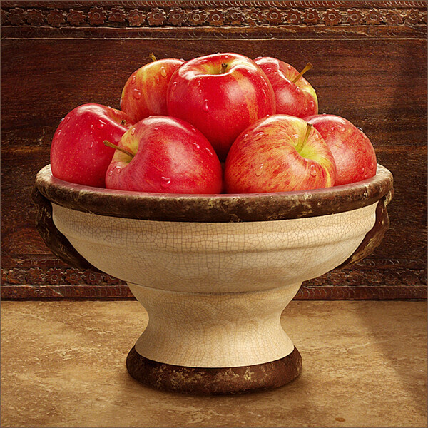 水果盘苹果图片