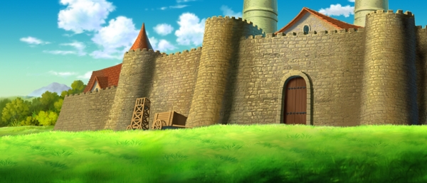 动画背景城堡图片